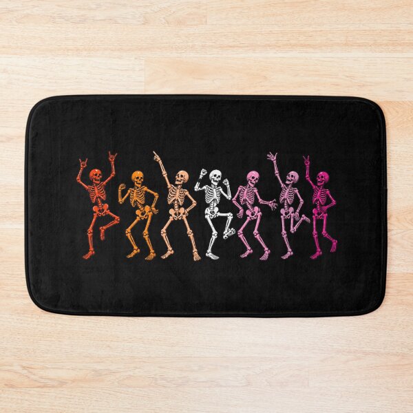 Item preview, Halloween Dancing Skeletons - Lesbian Pride designed and sold by Travelslightly.