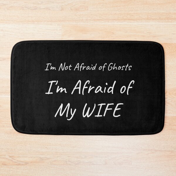 Item preview, I'm Not Afraid of Ghosts I'm Afraid of My Wife Funny Halloween Tee designed and sold by low battery meme design.