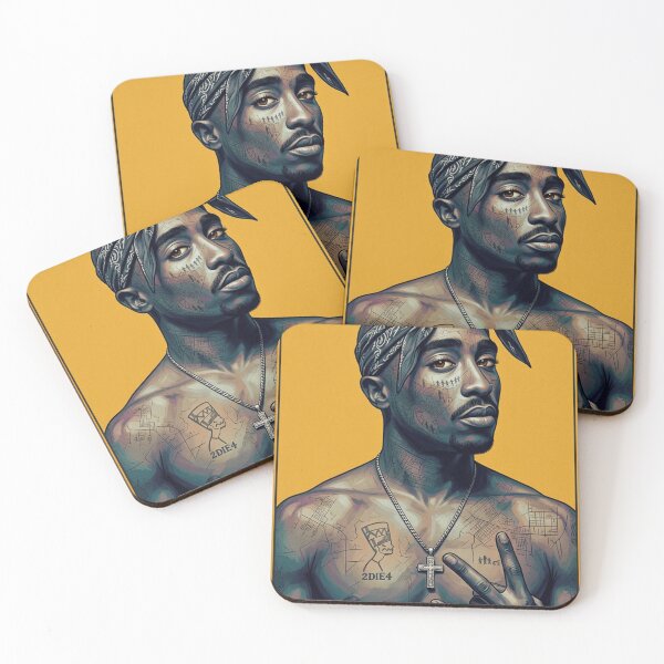 Item preview, Tupac Shakur Original Custom Vintage Music Unique Poster Wall Art designed and sold by Cool Robot Bro..