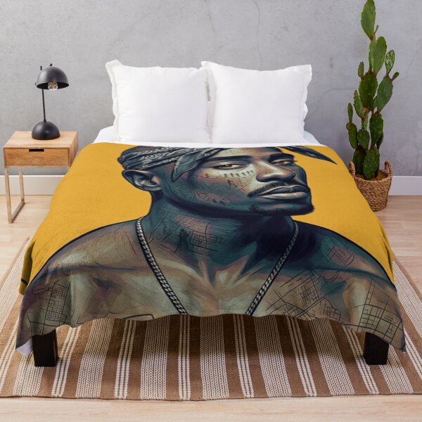 Artikelvorschau, Tupac Shakur Original Custom Vintage Musik Poster Einzigartiges Wandbild entworfen und verkauft von Cool Robot Bro..