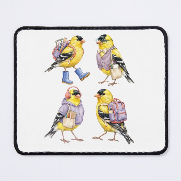 Item preview, Goldfinch School Sticker Set designed and sold by Roy & Tiffany.