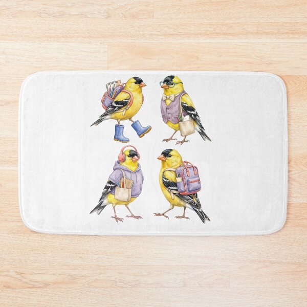 Item preview, Goldfinch School Sticker Set designed and sold by Roy & Tiffany.