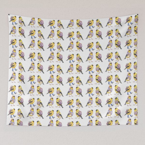 Item preview, Goldfinch School Sticker Set designed and sold by Roy & Tiffany.