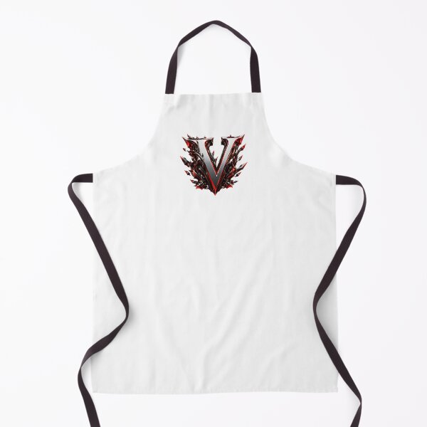 Item preview, Crimson Steel Alphabet of Power Letter V designed and sold by BlissBlvdShop.