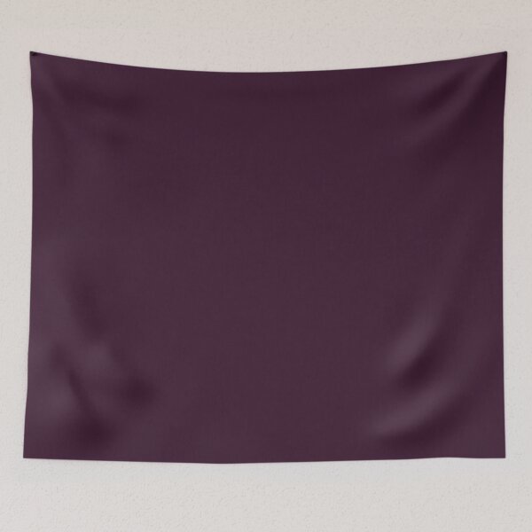 Item preview, Dark Fig Solid Color Deep Purple Aesthetic designed and sold by Purple Moon .