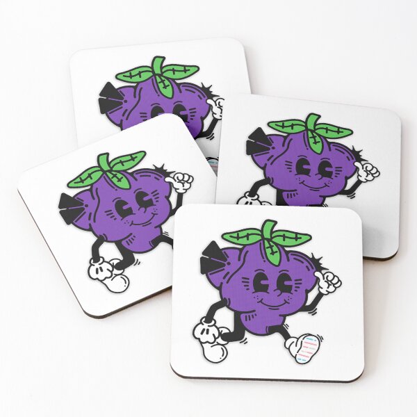 Item preview, transgender lgbt pride grape cartoon colorful fruit designed and sold by Kyna Arts.