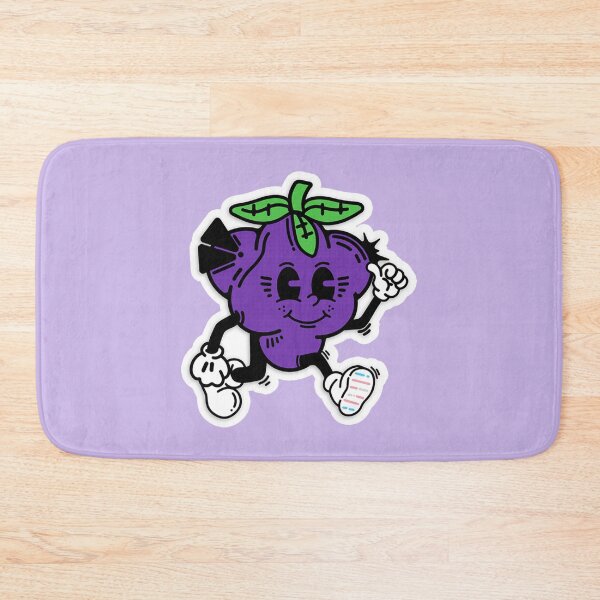 Item preview, transgender lgbt pride grape cartoon colorful fruit designed and sold by Kyna Arts.