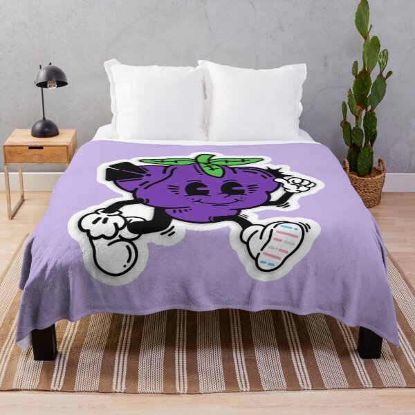 Item preview, transgender lgbt pride grape cartoon colorful fruit designed and sold by Kyna Arts.