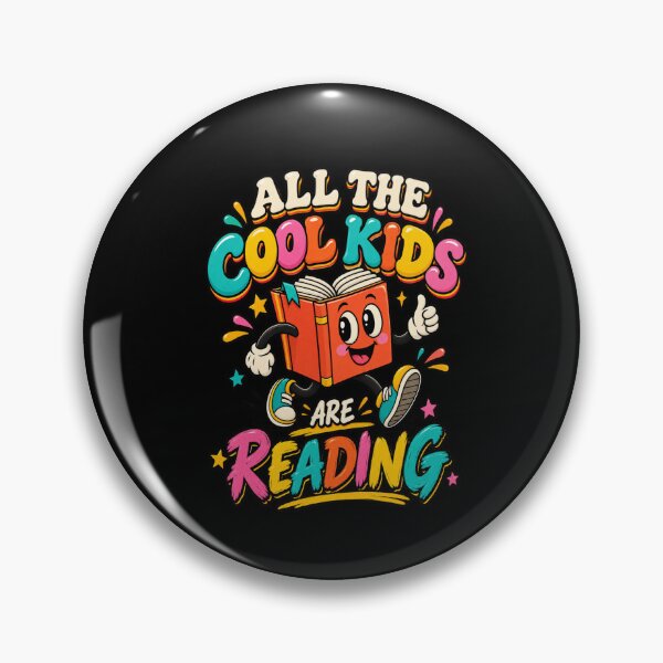 Item preview, All The Cool Kids Are Reading designed and sold by FreeArt2.