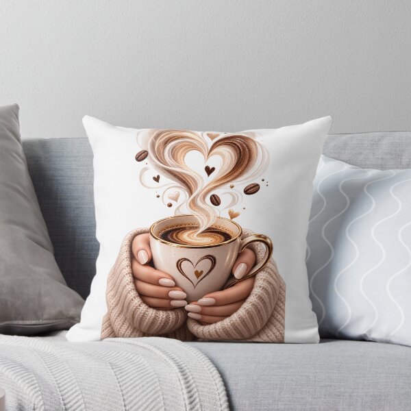 Item preview, Cozy Coffee | Heart Steam & Warm Coffee Moment designed and sold by CalmMandala.