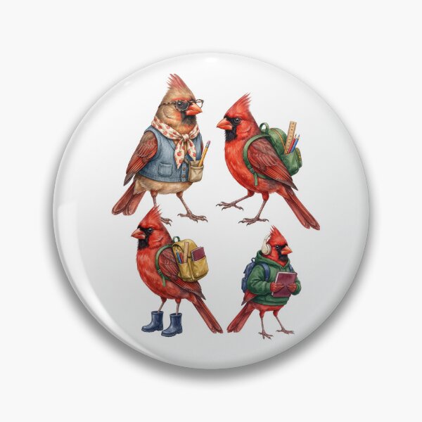 Item preview, Cardinal School Sticker Set designed and sold by Tiffany Roy.