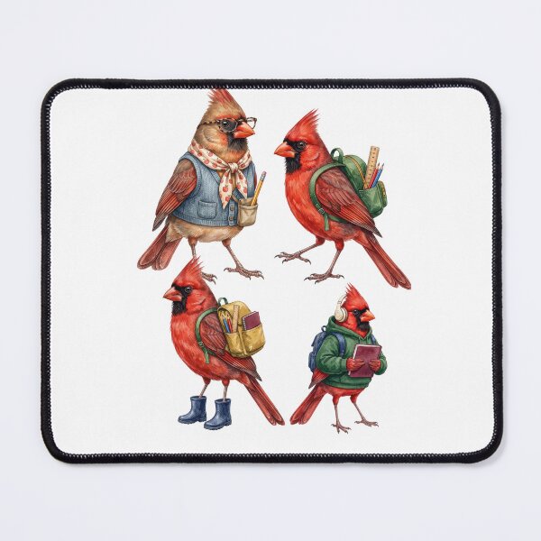 Item preview, Cardinal School Sticker Set designed and sold by Roy & Tiffany.