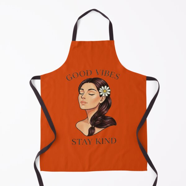 Item preview, Good Vibes Stay Kind Woman - Inspirational Daisy Girl Art designed and sold by Northern Glow Art.