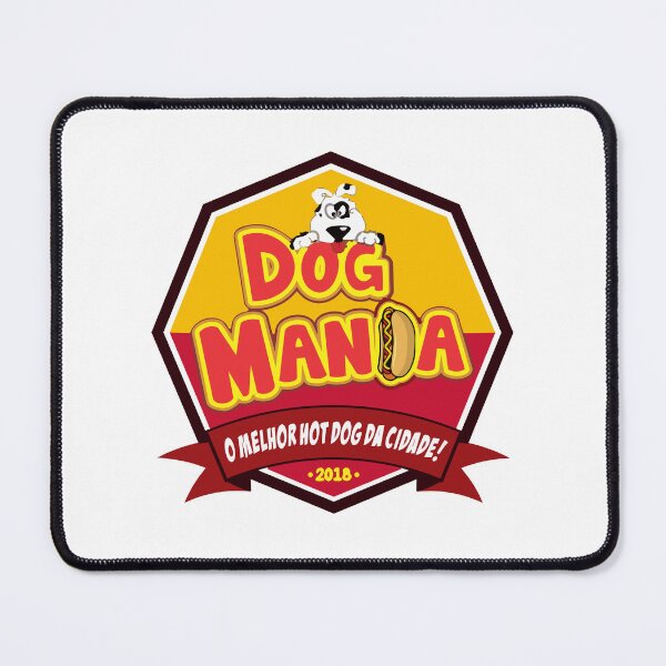 Item preview, Dog Mania Cute Dog Mascot Hot Dog Restaurant Logo designed and sold by zexwbt.
