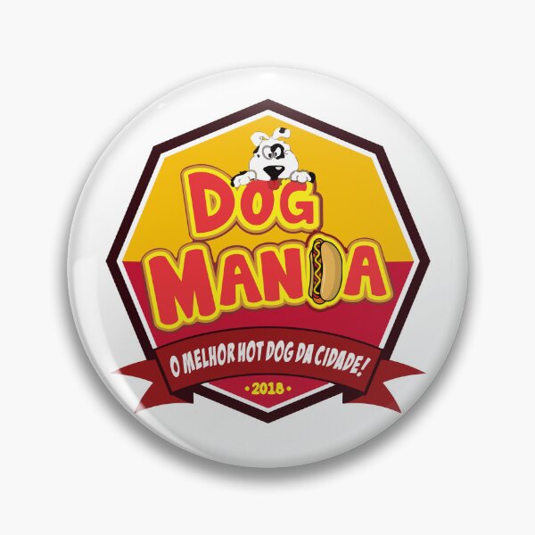 Item preview, Dog Mania Cute Dog Mascot Hot Dog Restaurant Logo designed and sold by zexwbt.
