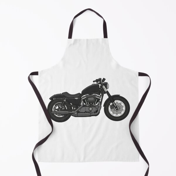 Item preview, Matte Black Harley-Davidson Sportster Vector - Clean Line Art Illustration designed and sold by Leeded.