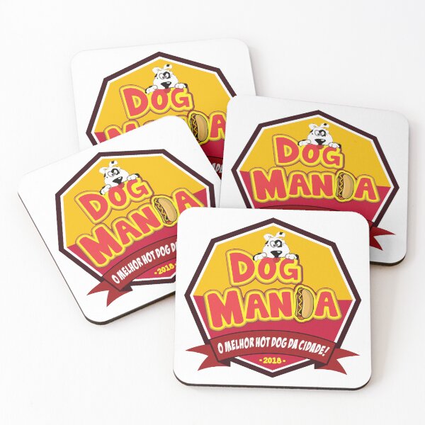 Item preview, Dog Mania Cute Dog Mascot Hot Dog Restaurant Logo designed and sold by zexwbt.