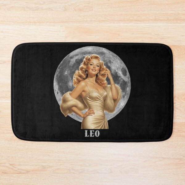 Item preview, Leo Zodiac Pin-Up – Retro Astrology Woman designed and sold by tellia-kallisto.