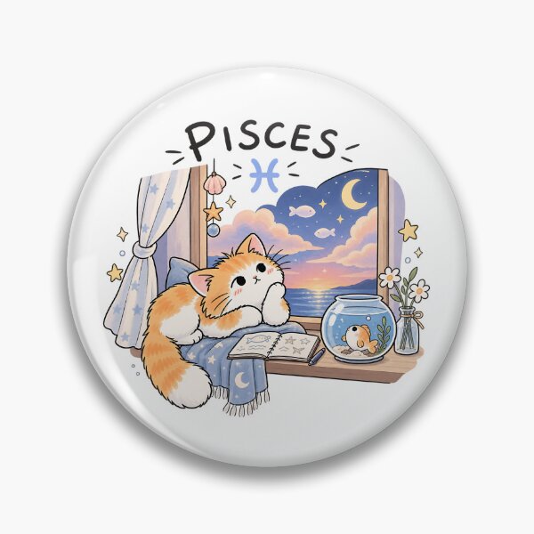 Item preview, Pisces Cat – Dreamy Soul designed and sold by NucciCollective.