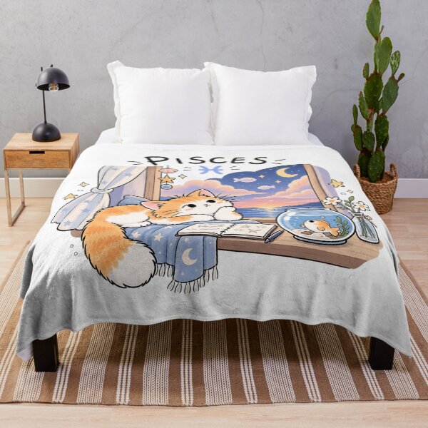 Item preview, Pisces Cat – Dreamy Soul designed and sold by NucciCollective.