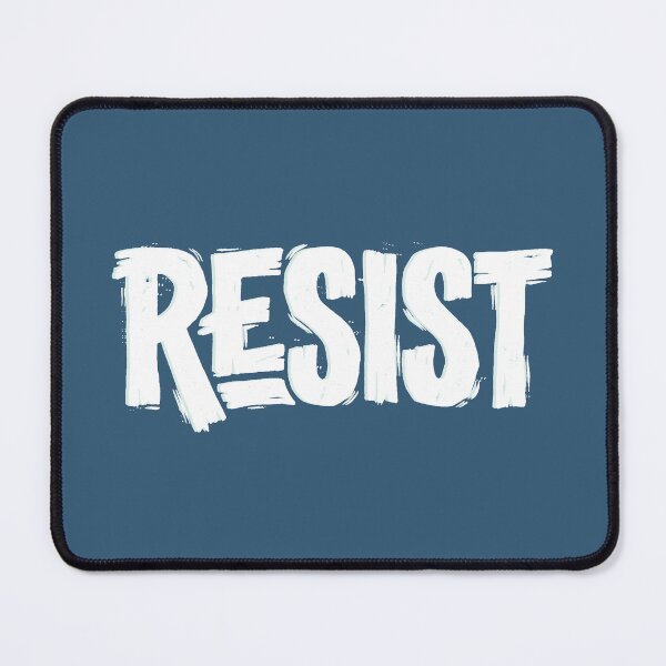 Item preview, Resist Political Protest Linocut Typography designed and sold by KiwiRider.