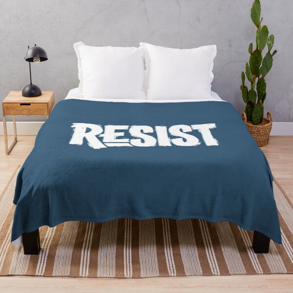 Item preview, Resist Political Protest Linocut Typography designed and sold by KiwiRider.