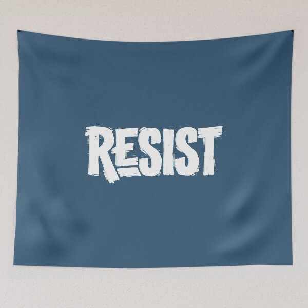 Item preview, Resist Political Protest Linocut Typography designed and sold by KiwiRider.
