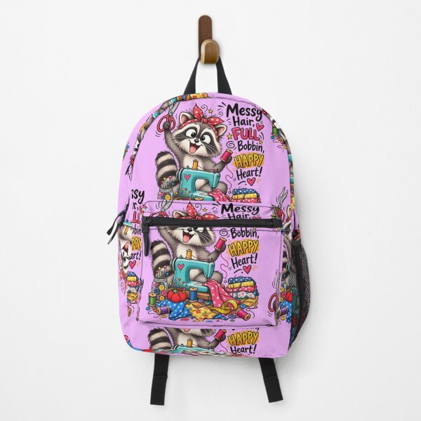 Item preview, Funny Sewing Raccoon – Cute Seamstress & Sewing Lover Design designed and sold by EverStitchStudio ★★★★★.