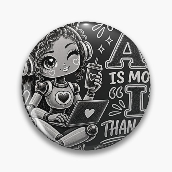 Item preview, My AI is More “I” than Yours-Chalkboard  designed and sold by JRileyBalloons.