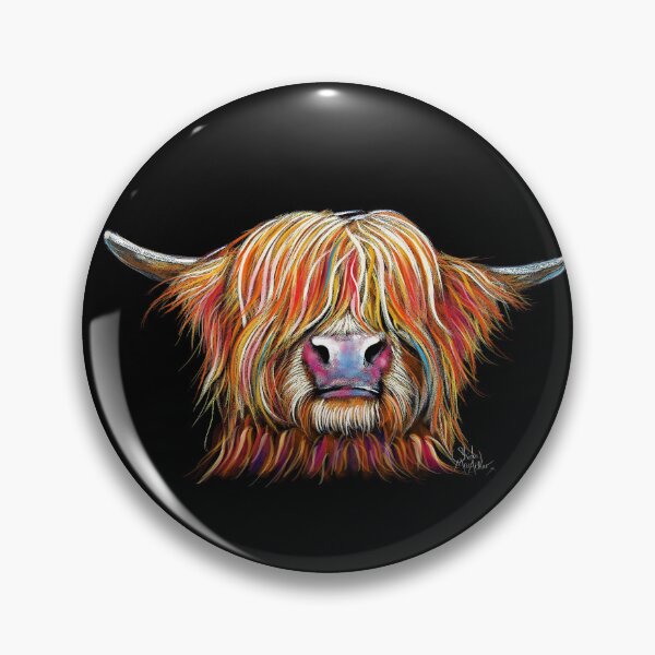 Item preview, HIGHLAND COW 'CHARMER' BY SHIRLEY MACARTHUR designed and sold by Shirley MacArthur Art.