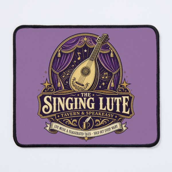 Item preview, The Singing Lute Tavern and Speakeasy - Bard DND RPG Meme designed and sold by Dice_Goblin_Studio.