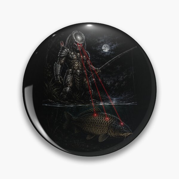Item preview, Ultimate Alien Hunter Red Laser Fishing - Funny Sci-Fi Parody designed and sold by GeekAnglerStore.