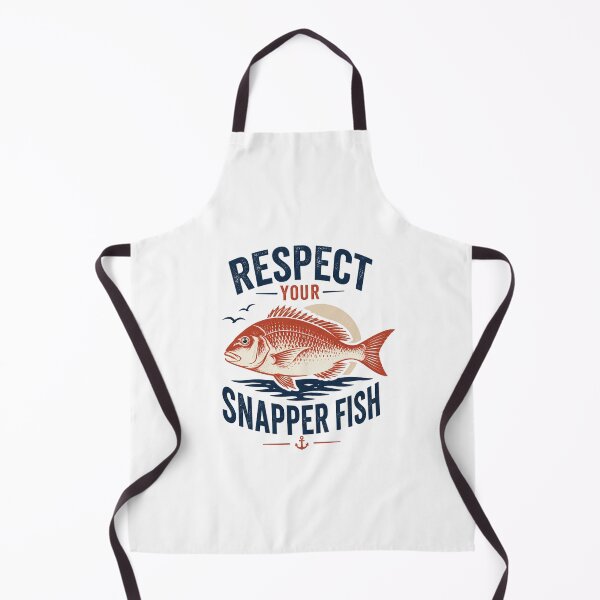 Item preview, Respect Your Snapper Fish Australian Fishing Girl Vintage Retro Design designed and sold by Yellowriversss.