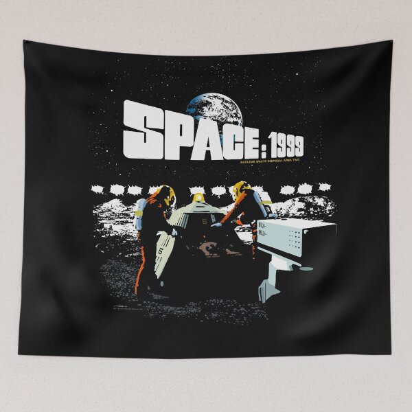 Item preview, Space: 1999 – Nuclear Waste Depot (Version 1) Retro Sci-Fi Design designed and sold by Matalobos /  Retro Art & Classic Machines.