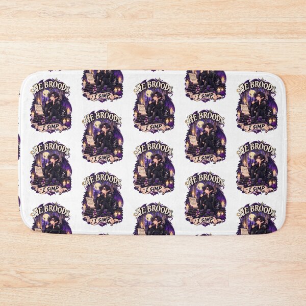 Item preview, He Broods I Simp – Funny Dark Romantasy Chibi Fantasy designed and sold by JPCuteDesign.
