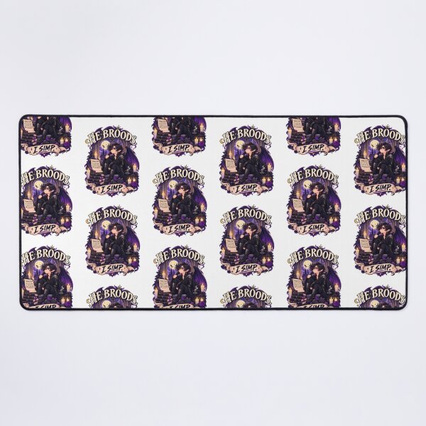 Item preview, He Broods I Simp – Funny Dark Romantasy Chibi Fantasy designed and sold by JPCuteDesign.
