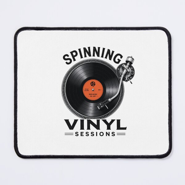 Item preview, Spinning Vinyl Sessions – Vintage Turntable Record Art – Analog Audio Revival – Audiophile Music Design designed and sold by bobscraze.