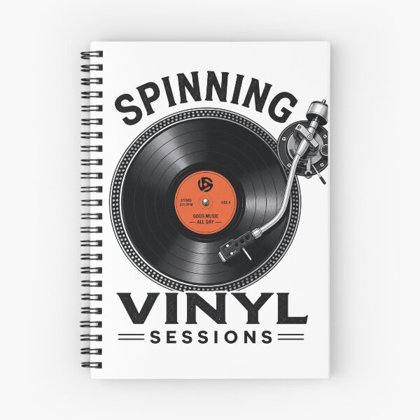 Item preview, Spinning Vinyl Sessions – Vintage Turntable Record Art – Analog Audio Revival – Audiophile Music Design designed and sold by bobscraze.