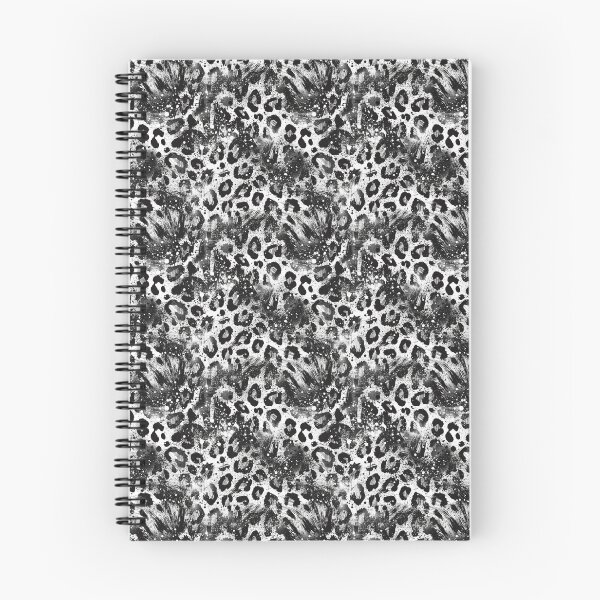 Item preview, Black and White Graffiti Leopard Print Seamless Pattern designed and sold by Soul Path Studio.