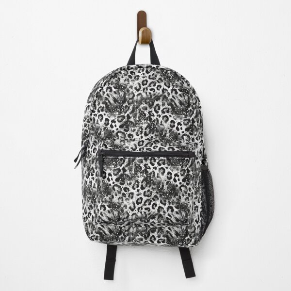 Item preview, Black and White Graffiti Leopard Print Seamless Pattern designed and sold by Soul Path Studio.