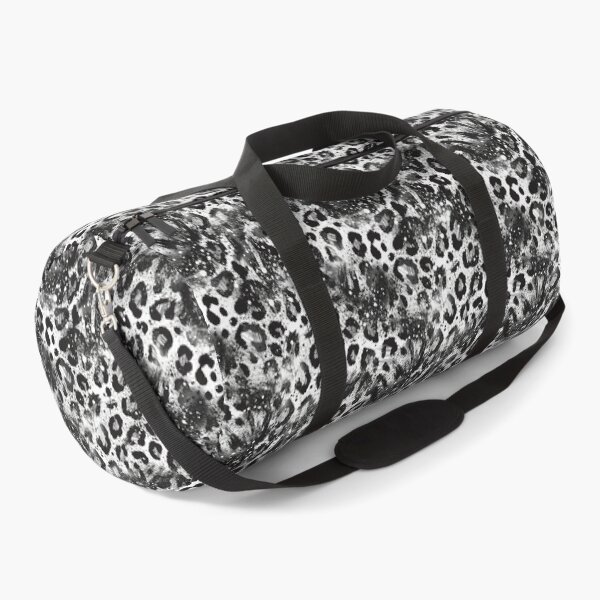 Item preview, Black and White Graffiti Leopard Print Seamless Pattern designed and sold by Soul Path Studio.