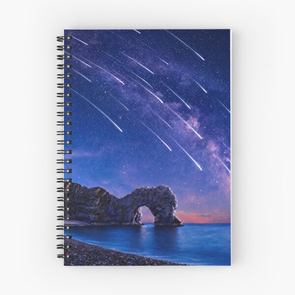 Item preview, Meteor Shower Over Durdle Door | Milky Way Night Sky | Coastal Landscape Fantasy Art designed and sold by GarnerSupplyCo.