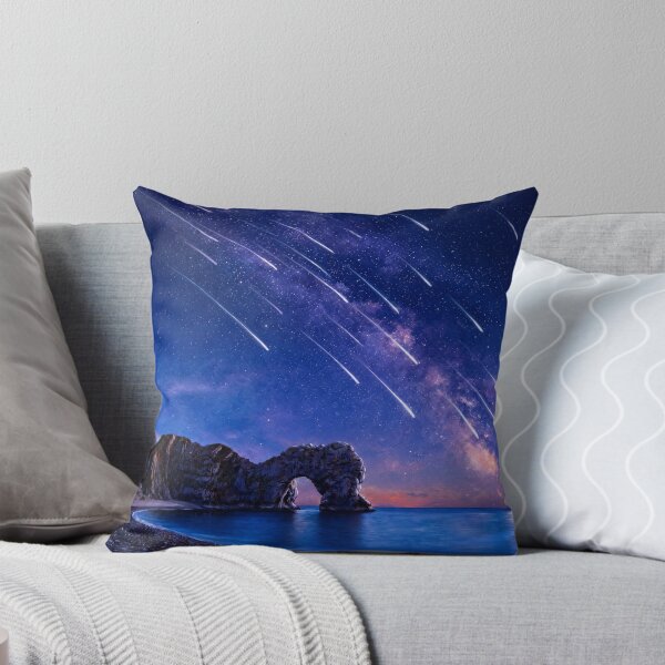 Item preview, Meteor Shower Over Durdle Door | Milky Way Night Sky | Coastal Landscape Fantasy Art designed and sold by GarnerSupplyCo.