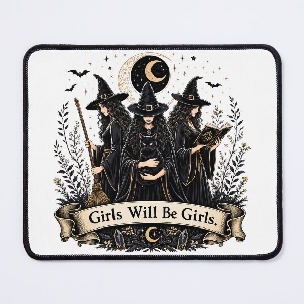 Item preview, funny Girls Witch cat moon Halloween Spooky  gift designed and sold by Amzkao.