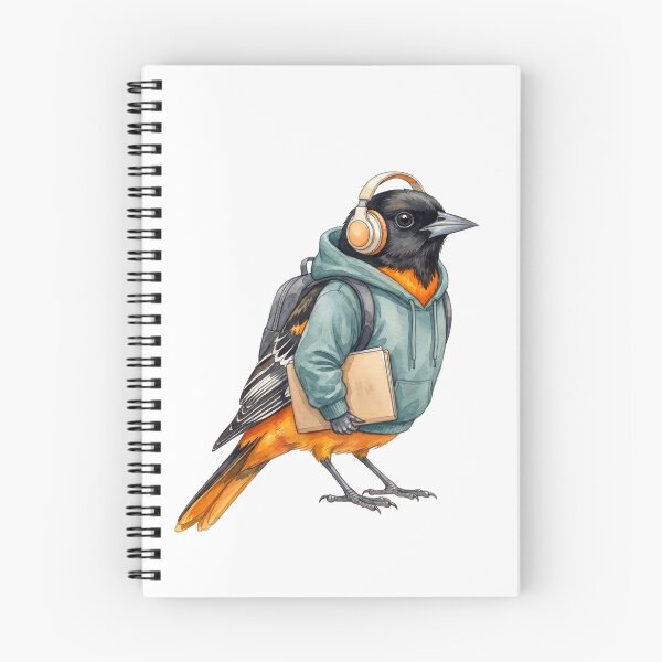 Item preview, Oriole Student in Hoodie designed and sold by Tiffany Roy.