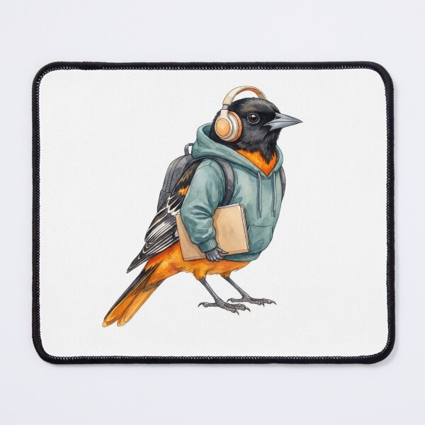 Item preview, Oriole Student in Hoodie designed and sold by Roy & Tiffany.