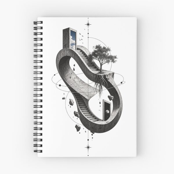 Item preview, Impossible Stairway — Surreal Architecture Dreamscape designed and sold by mari0n980.