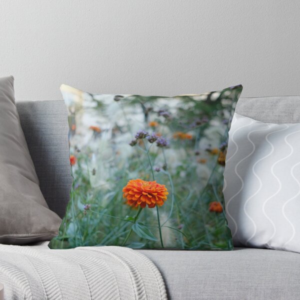 Item preview, Orange Zinnia in Bloom designed and sold by Moronatorium.