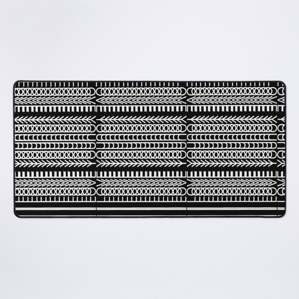 Item preview, Optical Illusion I Love You Tribal Pattern White on Black designed and sold by p-Phictures4.