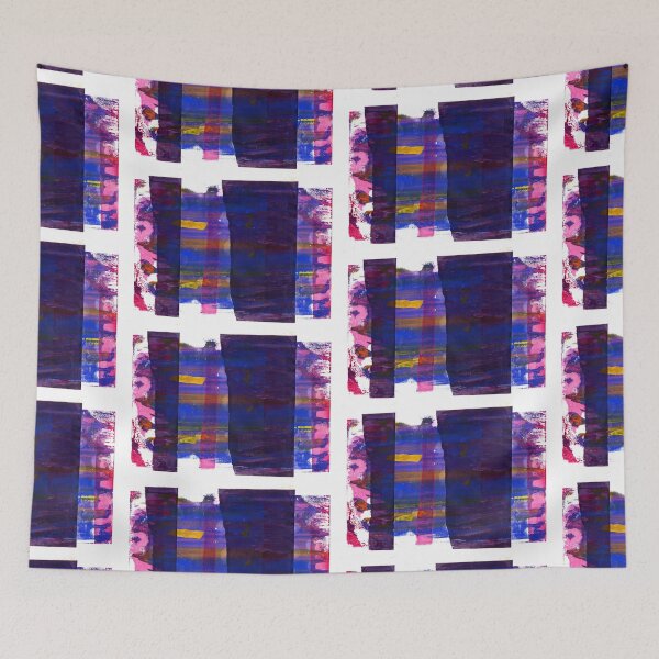 Item preview, Pattern One Blues and Purples designed and sold by Leah Amir.